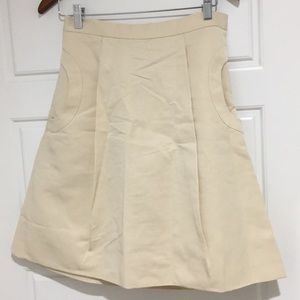 Lela Rose silk A-line skirt size 4